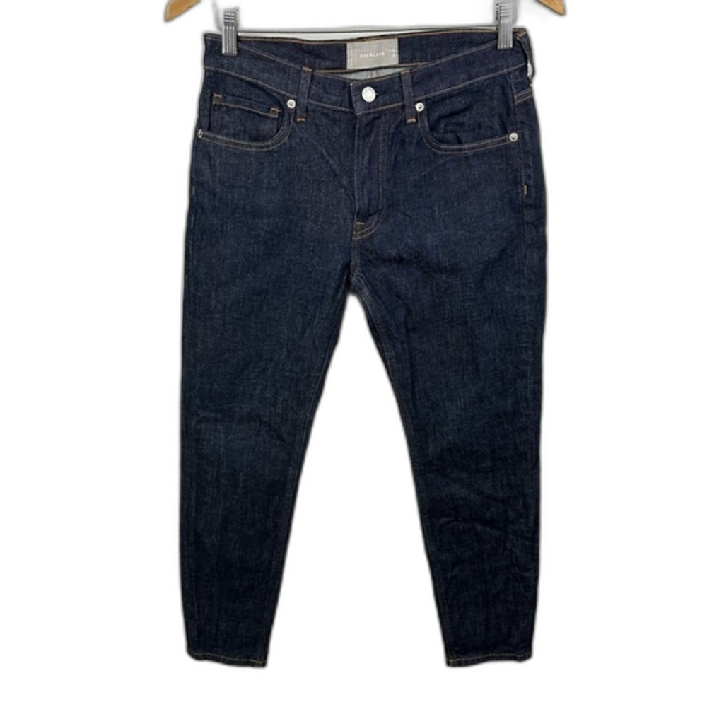 Everlane Dark Blue Ankle Denim Jeans Size 28 Casual Minimalist Winter